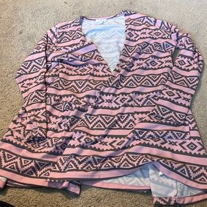 LuLaRoe Caroline cardigan sweater size large